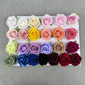 ดอกกุหลาบประดิษฐ์หัวกำมะหยี่จากโรงงานโดยตรง สำหรับตกแต่งภายในงานแต่งงาน งานเลี้ยงที่บ้าน - Product Image 6