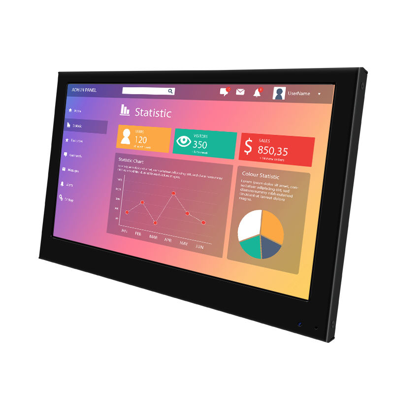 13.3 Inch IPS Industrial TFT Microscope Monitor 1920*1080 Resolution Screen LED Display Slim Industrial Factory Monitor OEM ODM