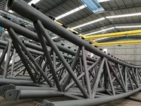 Structure en acier légère de conception moderne, entrepôt préfabriqué, atelier en métal fabriqué pour bureau et maison, pour utilisation en centre commercial