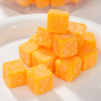 Kubusvormige gemengde gummy snoepjes 368g doos OEM Private Label Custom Wholesale Bulk Guangdong Fabriek 12-maanden exporteur