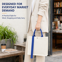 Collection de sacs fourre-tout en toile 16 oz en gros, stock disponible, faible MOQ, expédition rapide, réapprovisionnement stable, risque de sourcing réduit