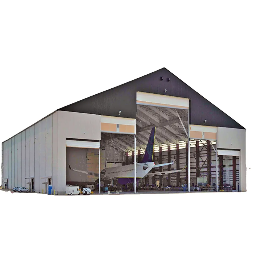 Hanger Struktur Baja Bangunan Logam Gaya Baru 2022/Hangar Pesawat Terbang untuk Dijual dengan Biaya Rendah