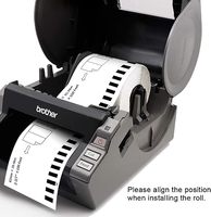 Étiquettes d'expédition en papier thermique continu DK-22205 DK2205 62 mm x 30,48 m pour imprimantes Brother QL