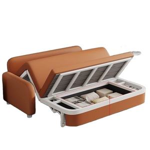 Moderno Divano Letto Matrimoniale Pieghevole Multifunzione a Doppio Uso di Fascia Alta per Soggiorno di Piccoli Appartamenti Balcone per Pigri - Product Image 5