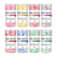 Tablettes de sel pour bain de pieds parfumées à la lavande, tablettes apaisantes pour bain de pieds, soulagent les pieds fatigués pour une relaxation nocturne avant le sommeil