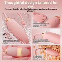 Kabelloser Ferngesteuerter Aufladbarer Vibrierender Ei-Vibrator für Frauen G-Punkt Klitoris-Stimulator Erwachsenen-Sexspielzeug