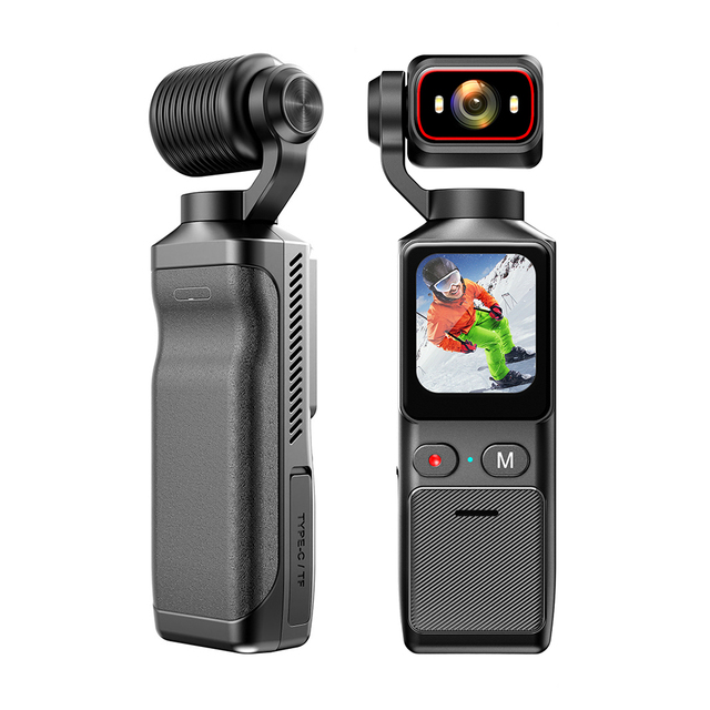 2026 L19 4K Vlogging Camera with 180° Rotatable Lens 48MP Anti-Shake Pocket Camera 1.69in Touch Screen