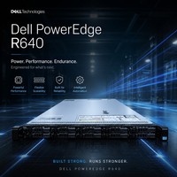 Solution de stockage en gros pour serveur R640 1U en rack, châssis Intel Xeon 2,5 pouces, 8-10 baies SAS SATA NVMe, en stock