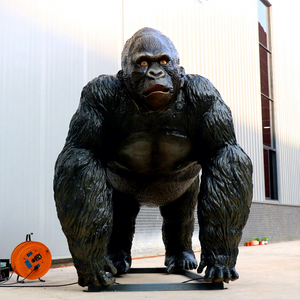 Decoración al aire libre Realista King Kong Park Chimpancé <span class=keywords><strong>Animal</strong></span> Modelo <span class=keywords><strong>Zoom</strong></span> <span class=keywords><strong>Animal</strong></span> Estatua - Product Image 1