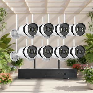 Système de caméra de sécurité domestique AHD CMOS 2MP 4CH avec vision nocturne, stockage cloud, <span class=keywords><strong>surveillance</strong></span> intérieure/extérieure - Product Image 2