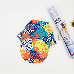 Ropa de verano colorida para perros, camisa hawaiana transpirable para perros, chaleco de refrigeración fino para perros para caminar en la playa, senderismo - Product Image 4