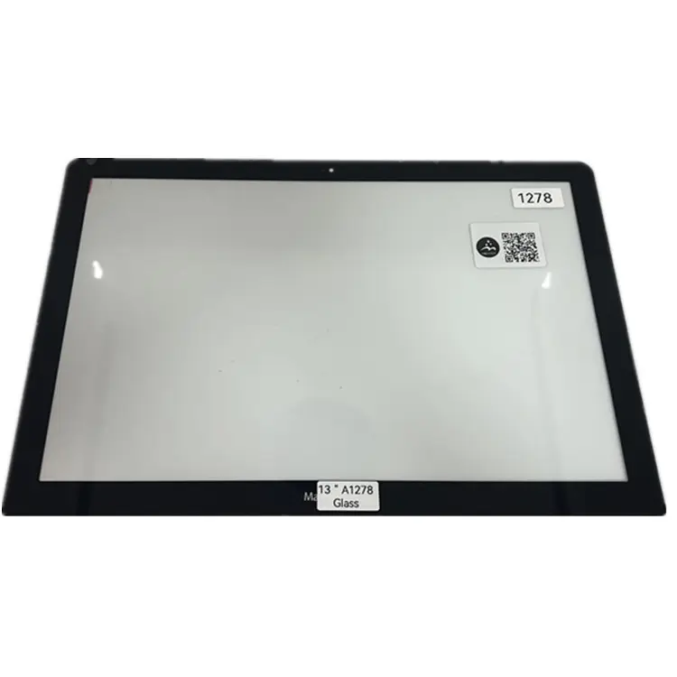 MacBook Pro Unibody 13 "A1278ディスプレイガラス用の100% 新しいラップトップLEDLCDフロントベゼルガラス2008 -2012年