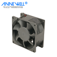 80mm 80x80x38mm AA8252MS-AT 48V DC Motor 12V 24V Hoch geschwindigkeit luftstrom Axial ventilator 8038 Servers chrank Geräuscharmer Lüfter