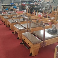 MJD Appareil de Pilates Reformer de Haute Qualité, Grand Modèle, Lit de Yoga pour le Renforcement Musculaire, Équipement de Fitness à Domicile, Lit de Pilates Portable