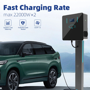 Nouvelle station de recharge pour véhicules électriques commerciaux de 44 kW à double port Type 2, design à 2 prises de 22 kW, niveau 2, montage mural, triphasé, IP54 - Product Image 2
