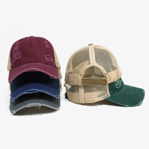 หมวกแก๊ปเบสบอลแฟชั่นระบายอากาศได้ดีหมวกปากเป็ดออกแบบได้ตามต้องการ - Product Image 1