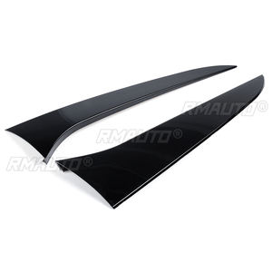 1 Par de Alerones Laterales Negros Brillantes para Ventana Trasera, Divisores de Aire para BMW X1 E84 2009 2010 2011 2012 2013 2014 2015, Alerones para Estilizar el Automóvil - Product Image 2