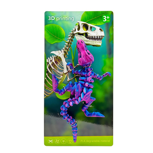 Figura articulada de esqueleto de Spinosaurus impresa en 3D con articulación flexible, decoración de escritorio, regalo para mayores de 7 años, fabricado en China, transfronterizo - Product Image 6