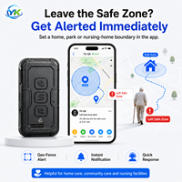 Localizador GPS GSM LBS WiFi 2G Antipérdida para Personas Mayores con Demencia de Alzheimer, Dispositivo Portátil con Llamada Bidireccional SOS para Residencias de Ancianos