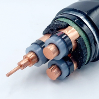 Cable de Alimentación de Alta Tensión Blindado, Conductor de Cobre/Aluminio, Resistente al Agua y a la Corrosión