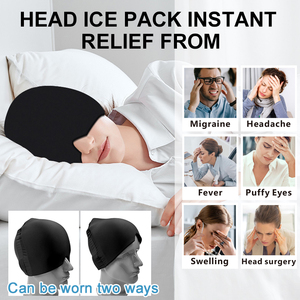 <span class=keywords><strong>Bandeau</strong></span> de refroidissement pour <span class=keywords><strong>chimiothérapie</strong></span>, soulagement des maux de tête et des migraines, chaud et froid - Product Image 6