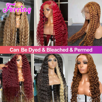 Wig Rambut Asli Manusia Pre Pluck Closure HD Lace, Wig Full Lace Front Tanpa Lem untuk Wanita Kulit Hitam, Wig Rambut Brasil Hd Lace Frontal