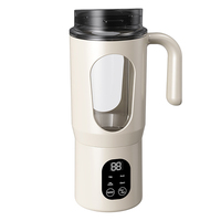 Mixeur portable 580 ml avec tasse, rechargeable USB-C, 12 lames, pour jus, smoothies et milkshakes, avec fenêtre de visualisation, pour la maison et la voiture