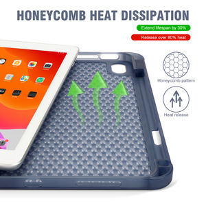 เคสหนังพียูสำหรับ iPad รุ่น10th 10.9นิ้ว2022 <span class=keywords><strong>Apple</strong></span> เคสแท็บเล็ตหนังมังสวิรัติทนทานกันกระแทกพร้อมที่วางดินสอ - Product Image 4