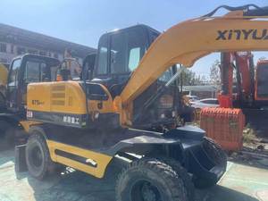 Vente Flash 2021 : Excavatrice sur pneus d'occasion 7,5 tonnes B75w-9t, moteur 90% neuf |   Certifié CE avec boîte de vitesses à pompe |   Livraison directe au port - Product Image 3