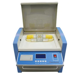 Huazheng biến áp dầu điện môi sức mạnh Tester dầu sự cố điện Áp Công cụ kiểm tra 80kv dầu BDV Analyzer