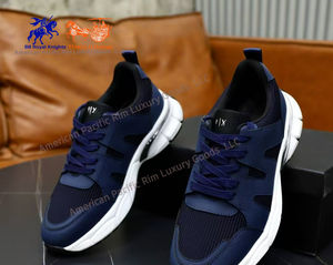 Amani 2025, Zapatos Deportivos de Piel Vacuna Genuina para Hombre, con Cordones, para Correr y Caminar, Tejido de Alta Calidad, Modelo A-M28 - Product Image 4