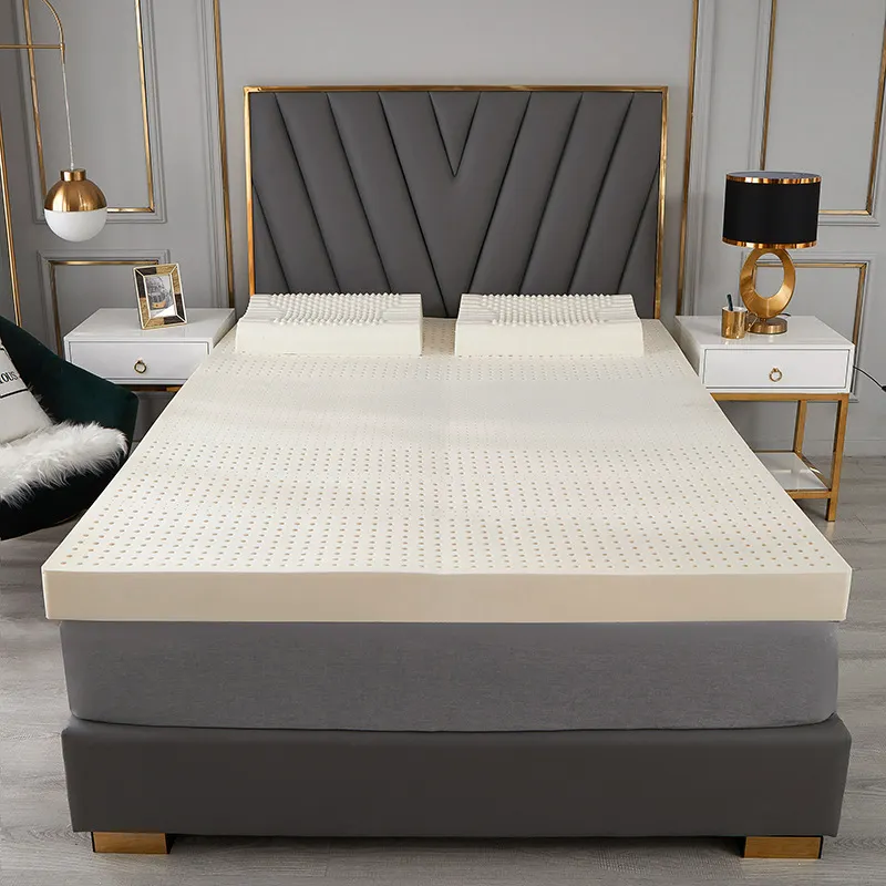 Vente en gros de matelas de lit en latex pour massage complet du corps Queen Size sur matelas en mousse gel pour hôtel