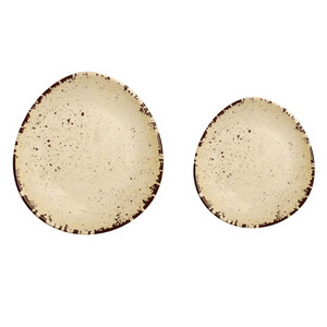 Juego de cena de melamina, conjunto de cena de tamaño con forma personalizada con plato y Bol incluido - Product Image 5