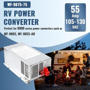 Convertidor de Corriente para RV WF-9875-75 Amp OLIVER, Cargador Inteligente de 3 Etapas de 12V, Ventilador Térmico, Protección de Circuito Múltiple, Alimentación de 12V - Product Image 2