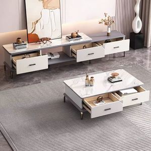 Léger luxe moderne table basse <span class=keywords><strong>meuble</strong></span> <span class=keywords><strong>TV</strong></span> combinaison haut de gamme extensible prix d'usine <span class=keywords><strong>pas</strong></span> <span class=keywords><strong>cher</strong></span> vente en gros <span class=keywords><strong>meuble</strong></span> <span class=keywords><strong>TV</strong></span> <span class=keywords><strong>ensemble</strong></span> de support - Product Image 5