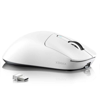 Souris de jeu pour ordinateur Attack Shark X3 MAX 2.4G BT Optique PAW3950 42000 DPI E-sports Légère 1K Sans fil et filaire