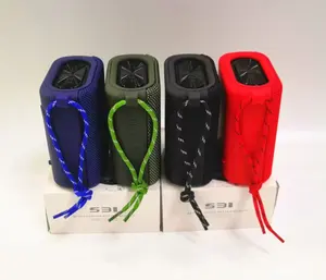 Yeni taşınabilir S31 kablosuz hoparlörler açık bisiklet kart ekleme su geçirmez Subwoofer Mini mobil canlı yayın ses sistemi