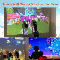 Jeu d'apprentissage interactif avec projecteur, salle sensorielle, jeux d'entraînement interactifs immersifs et de réaction