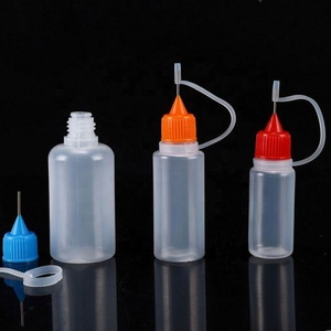 New 5ml 10ml 20ml 30ml 50ml 100ml 120ml PE Needle Tip Plastic Dropper Needle <b>Bottles</b> Oil Fill <b>Bottle</b> - Product Image 5