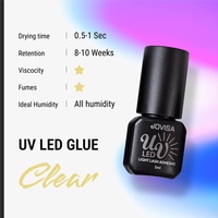 Adhésif en gel UV-C spécial pour partenaire régional, imperméable, sans latex, non irritant, longue tenue, personnalisable, pour extensions de cils UV