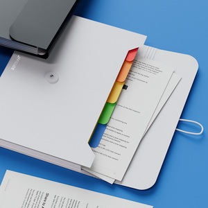 Bìa Cứng Bìa Cứng Bìa Đựng Tài Liệu PP Mở Rộng Nhiều Màu Sắc A3/A4 12/13/24/36/48 Túi Sắp Xếp Có Thể Mở Rộng - Product Image 2