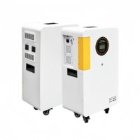 Système de stockage d'énergie mobile tout-en-un pour la maison, 3600W, 7680Wh, 300Ah, batterie au lithium LiFePO4, générateur solaire, centrale électrique, UE