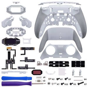 Kit de remappage EXtremeRate BEYOND avec manettes ergonomiques redessinées et écran OLED, en caoutchouc blanc et gris, pour PS5 Edge - Product Image 2