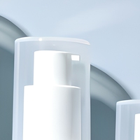 Nouvelle conception de flacons pompe sans air de 15 ml, 20 ml, 30 ml, 50 ml (marque Ruisheng), forme cylindrique pour shampoing, lotion, masque facial, sérum pour le soin de la peau