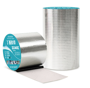 Membranes anti-<span class=keywords><strong>humidité</strong></span>, ruban adhésif en aluminium et caoutchouc butyle, ruban imperméable auto-adhésif en bitume - Product Image 1