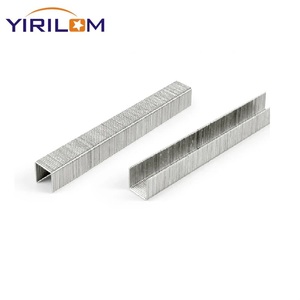 Clavos de alambre Grapa de alambre de hierro galvanizado de alta resistencia Clavos de grapa industrial para muebles neumáticos - Product Image 4