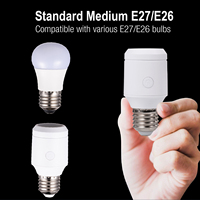 Télécommande sans fil TUYA WIFI LED E27 E26 Edison Support de lampe à vis Adaptateur de base pour douille d'ampoule