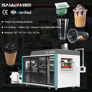 Machine de thermoformage automatique de gobelets <span class=keywords><strong>en</strong></span> plastique, machine de fabrication de gobelets jetables <span class=keywords><strong>en</strong></span> plastique - Product Image 1