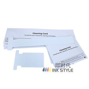 Cartes de nettoyage à l'alcool compatibles <span class=keywords><strong>Zebra</strong></span> 105912G-912 pour les imprimantes de cartes d'identité <span class=keywords><strong>Zebra</strong></span> P110m <span class=keywords><strong>P120i</strong></span> 912 cartes de nettoyage pour mieux - Product Image 1