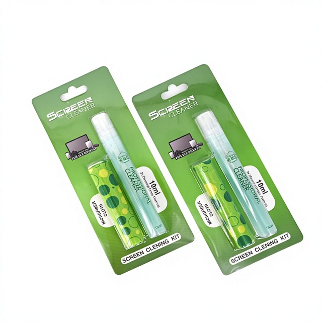 Safe Formula Non-alcohol Screen Cleaner Kit 10ml Mini Size Portable Screen Cleaner and Microfiber Cloth